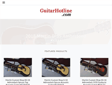 Tablet Screenshot of guitarhotline.com
